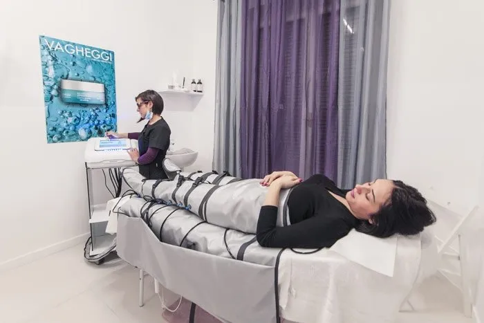 pressoterapia gambe